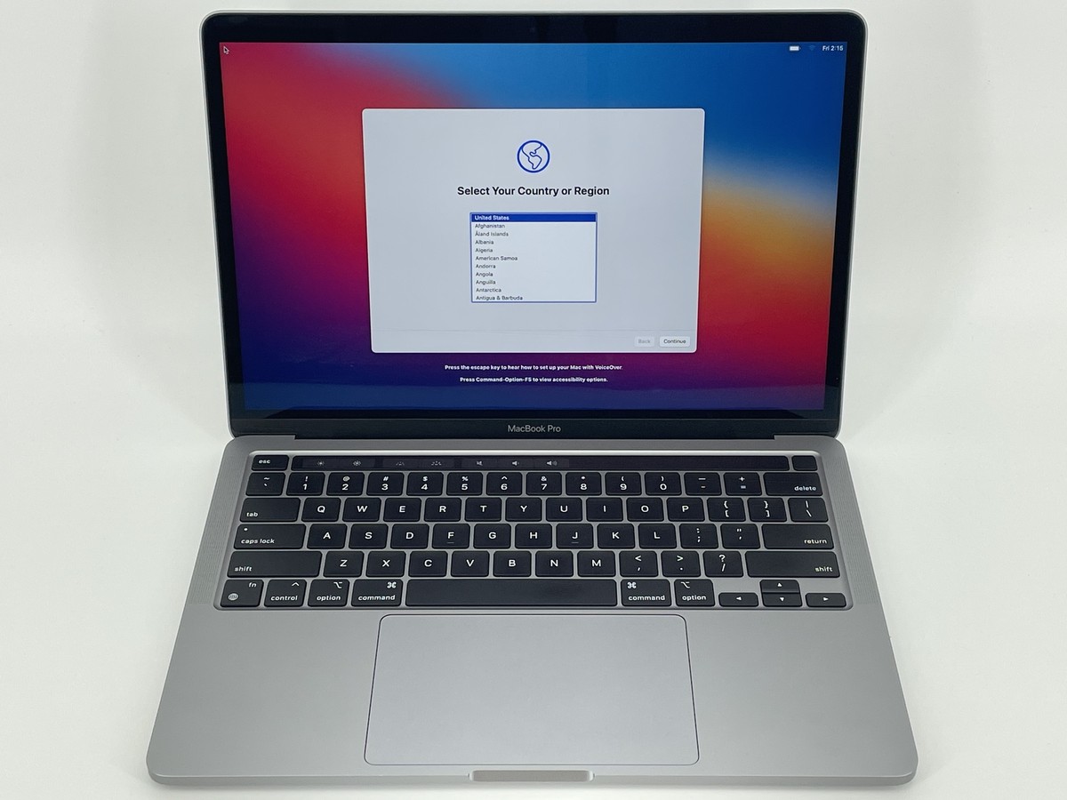 Apple MacBook Pro 13 Touch Bar 2020 M1 8-Core CPU 8-Core GPU 16GB