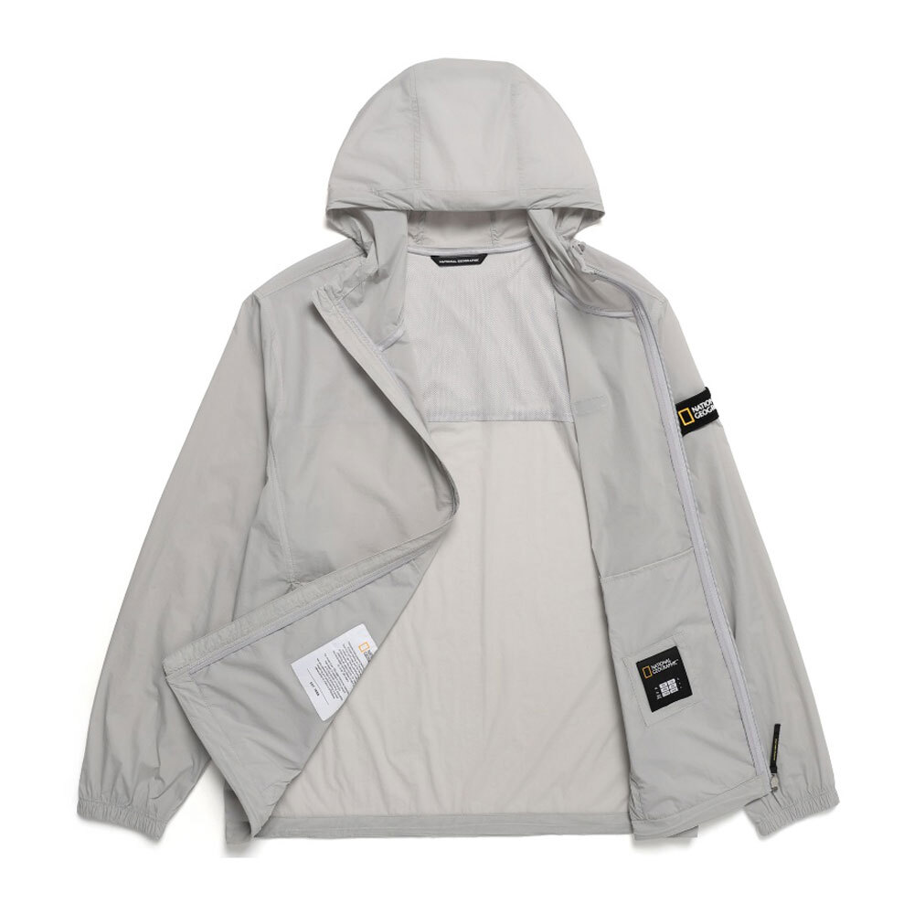 NATIONAL GEOGRAPHIC WALLIS WINDBREAKER N242UJP910 348 ICE GREY M