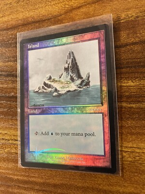 MTG ✨Arena League Promo 2001 ISLAND FOIL (Ice Age)✨Arena NM/M