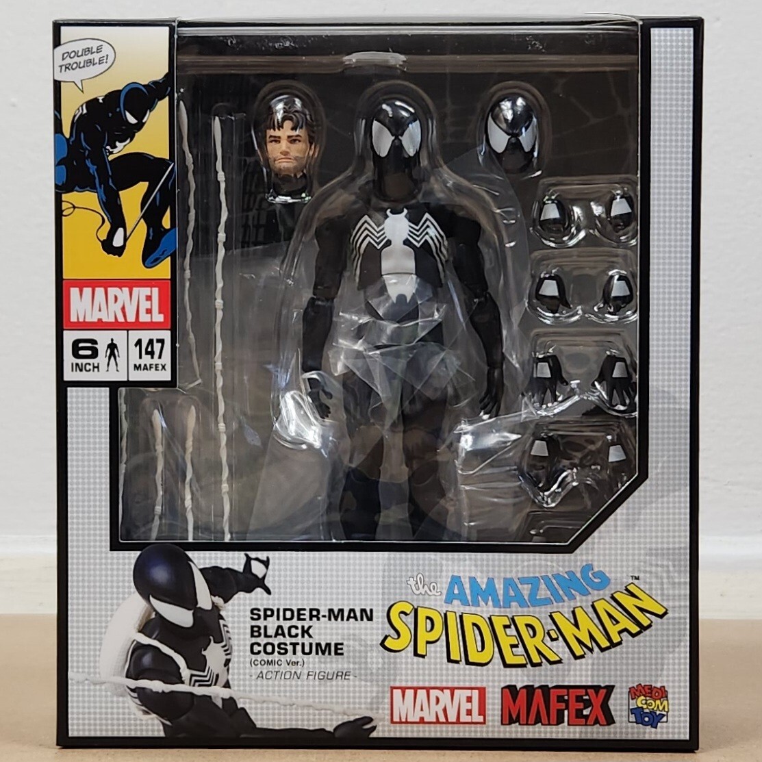 MAFEX No.147 SPIDER-MAN BLACK COSTUME COMIC Ver. Medicom Toy U.S