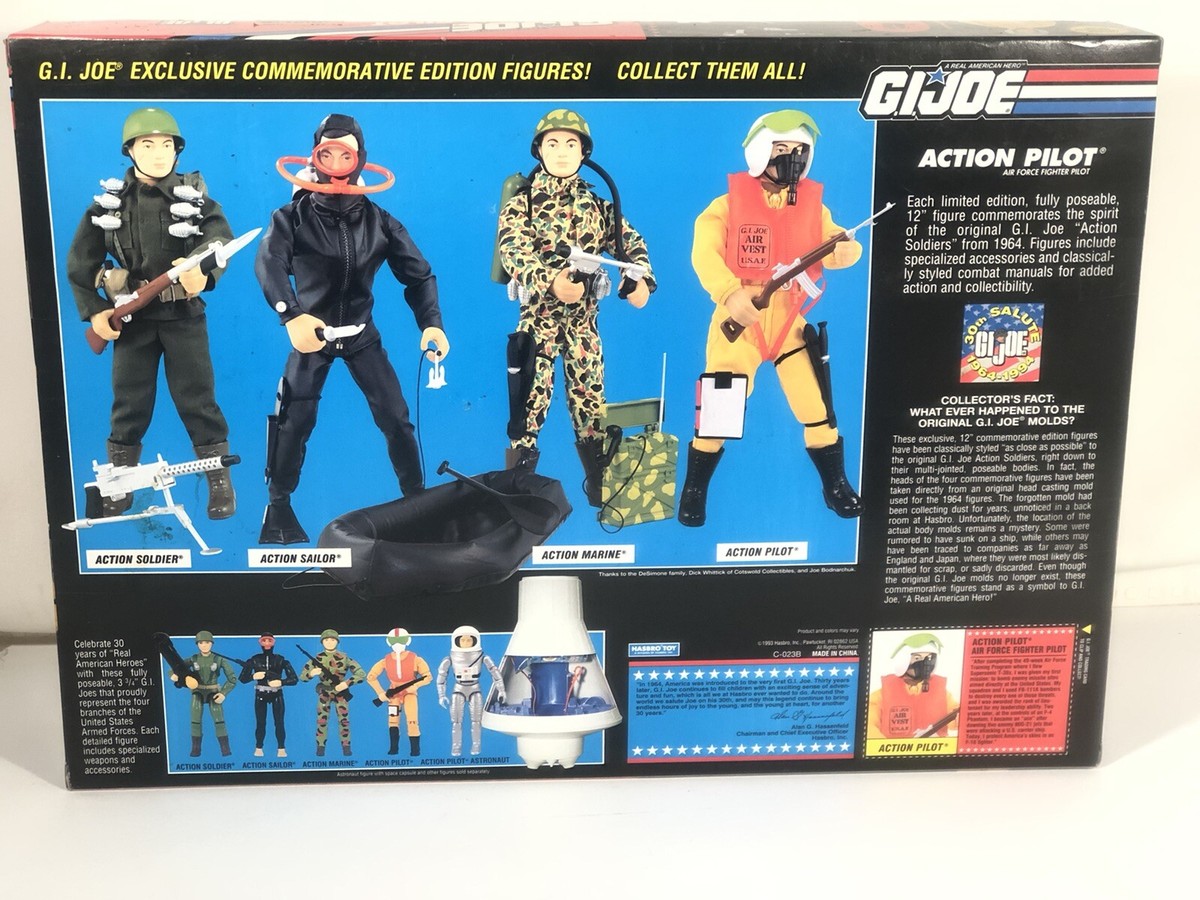 Hasbro GI JOE Action Pilot Vintage Commemorative Collection New | eBay