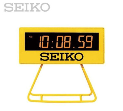 SEIKO Mini Sports Timer Clock Digital SQ815Y FedEx | eBay