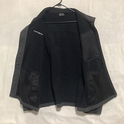 ZX ZeroXPosur Full Zip Jacket Men's Size XL Black 2-Tone Lined