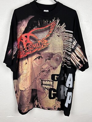 1993年コピーライトエアロスミス AEROFORCEONETシャツ ♾️90's