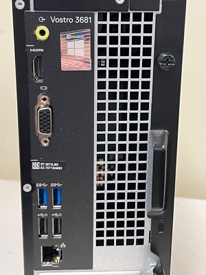 Dell Vostro 3681 SFF i5-10400 2.9Ghz 8GB 256GB m.2 SSD HDMI VGA Wi