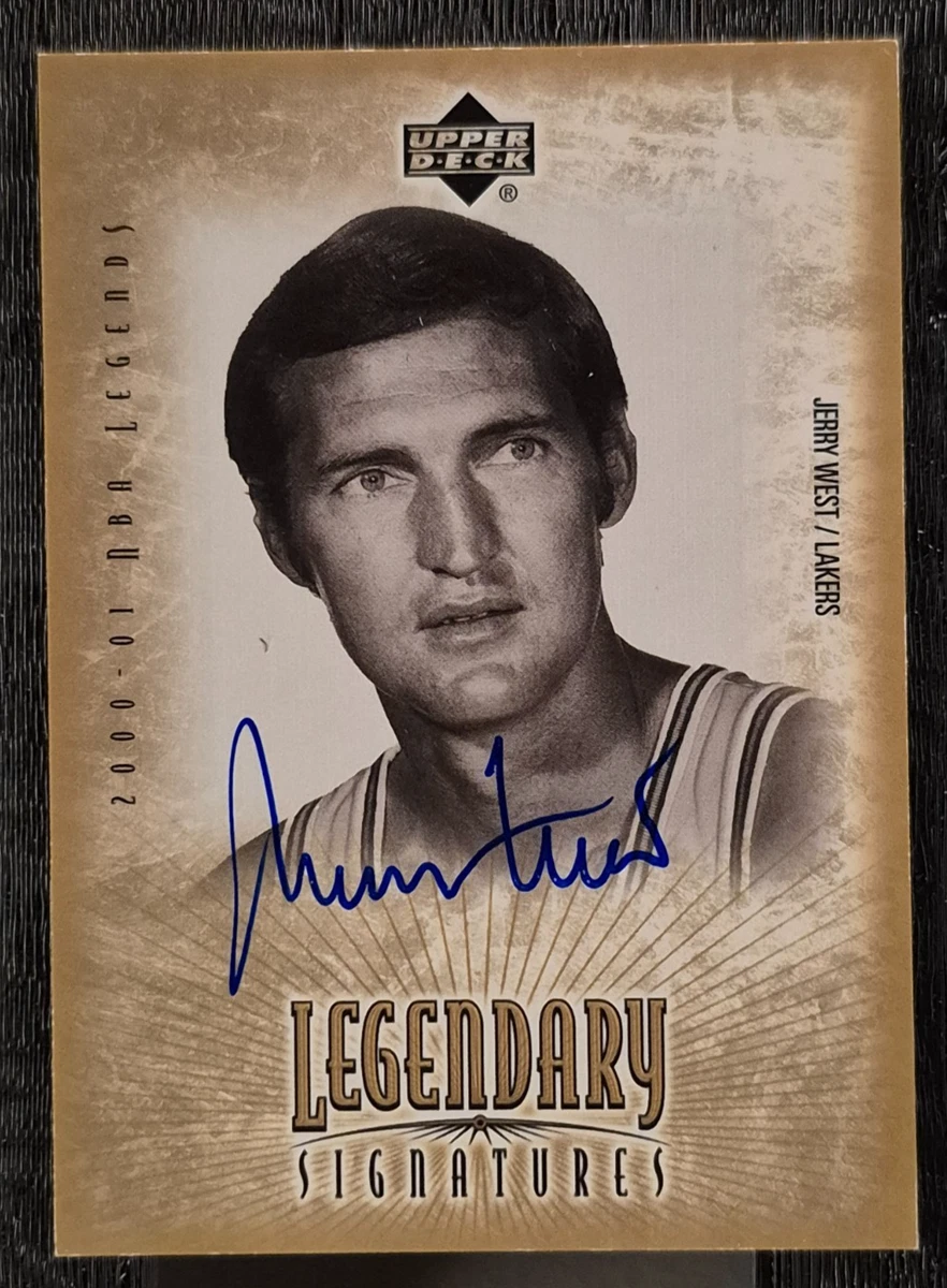 Upper Deck Jerry West Basketball Autographed Sports Trading Cards