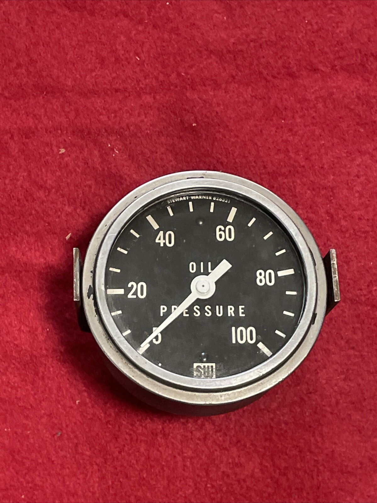 SWオイルプレッシャーゲージ当時物 スチュワートワーナー SW オイル