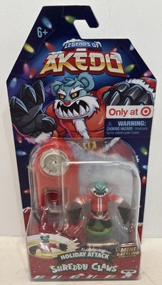 AKEDO Holiday Attack Shreddy Claws Mini Battling Exclusive To