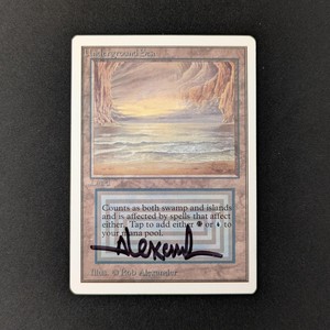 MTG Underground Sea 英語 リバイズド デュアルランド MTG Underground