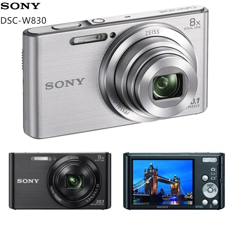 Sony DSC-W830 Cyber-Shot 20.1MP Digital Camera 8x Zoom (Battery,SD