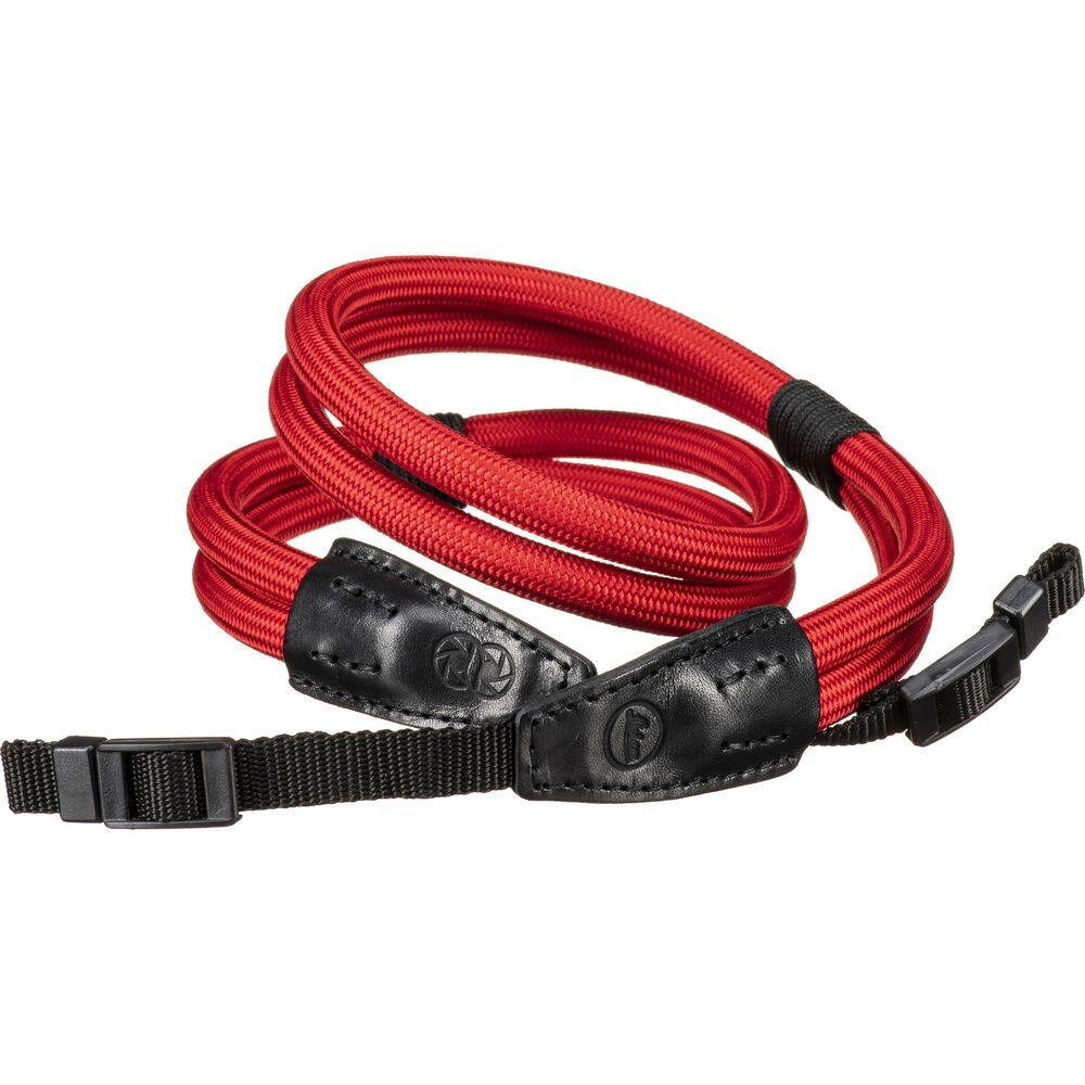 Leica Red Double Rope Strap SO COOPH 100cm Boxed 19881 for sale