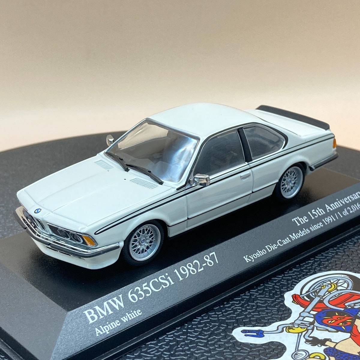MINICHAMPS 1/43 BMW 635 CSI 1982-87 white exclusive for Kyosho