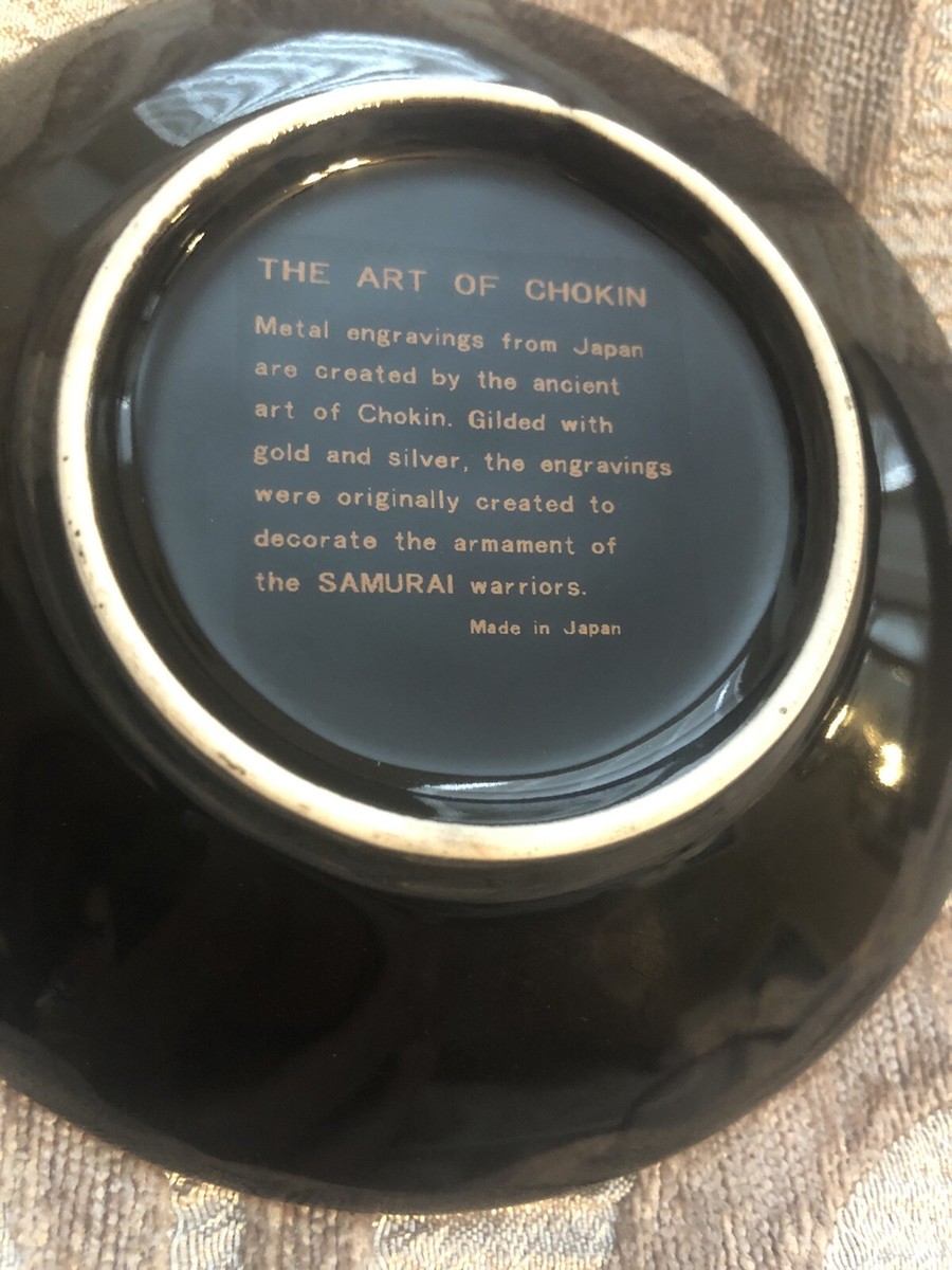 The Art Of Chokin 24kt Gold Edged Plate Saucer - Gilded With Gold&