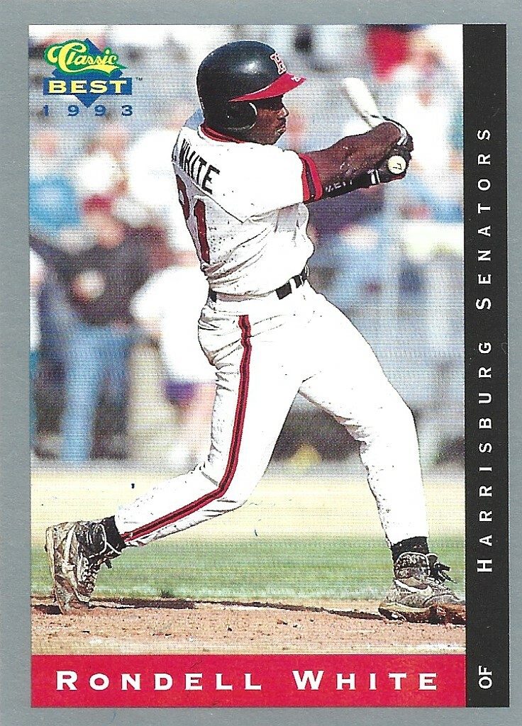 1993 Classic Best #36 Rondell White rookie card, Montreal Expos