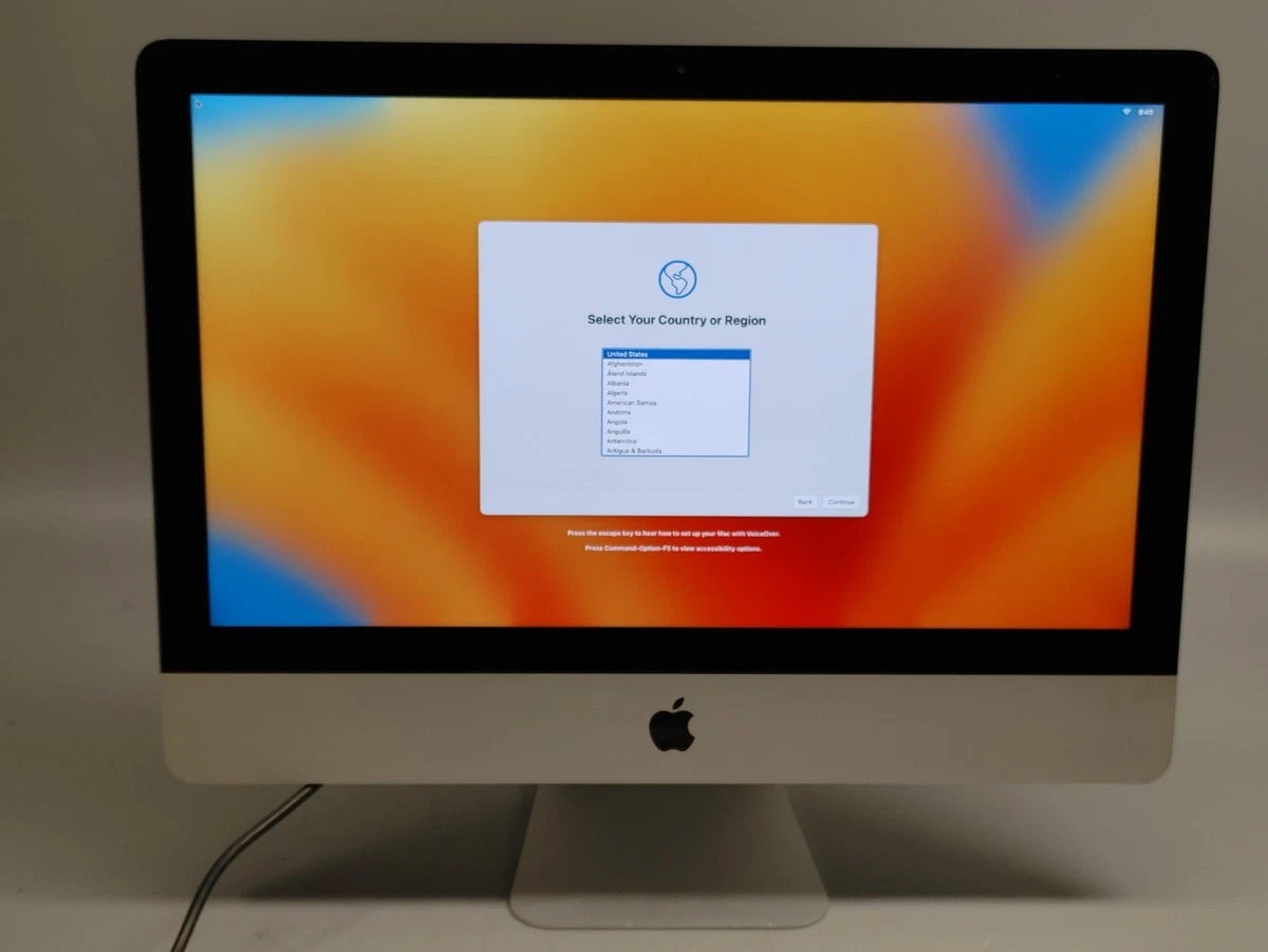 Apple iMac SSD (Solid State Drive) 2017 Release Year Apple