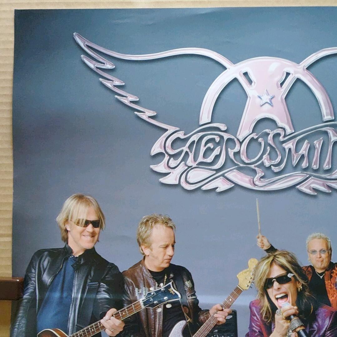 B'z×AEROSMITH エアロ コラボ FIFAコンサート B2ポスター B'z