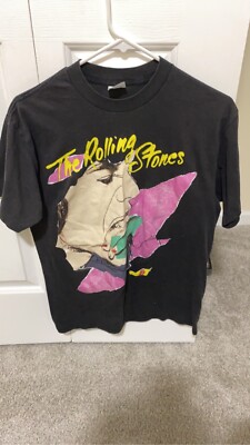The Rolling Stones 1989 North American Tour Andy Warhol Shirt | eBay