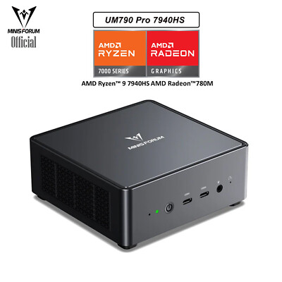 MINISFORUM Mini PC Gaming UM790 Pro AMD Ryzen 9 7940HS 8GB/16GB