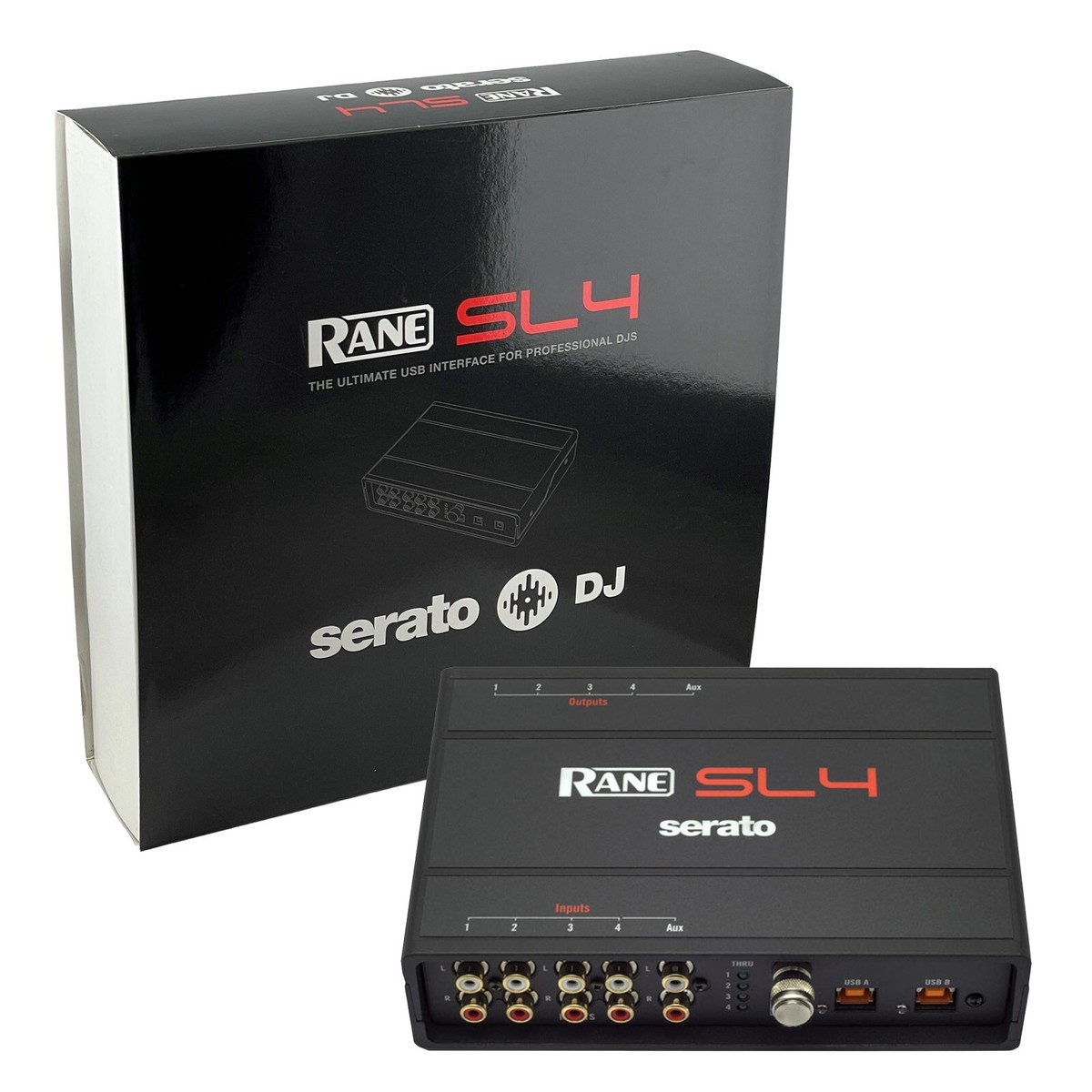 RANE SL4 DJ Interface with Serato DJ (2) USB Ports / Input for (4
