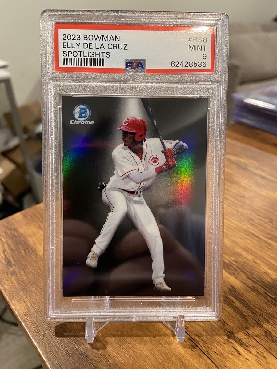 2023 Bowman ELLY DE LA CRUZ Chrome Spotlights RC #BS8 Reds PSA 9