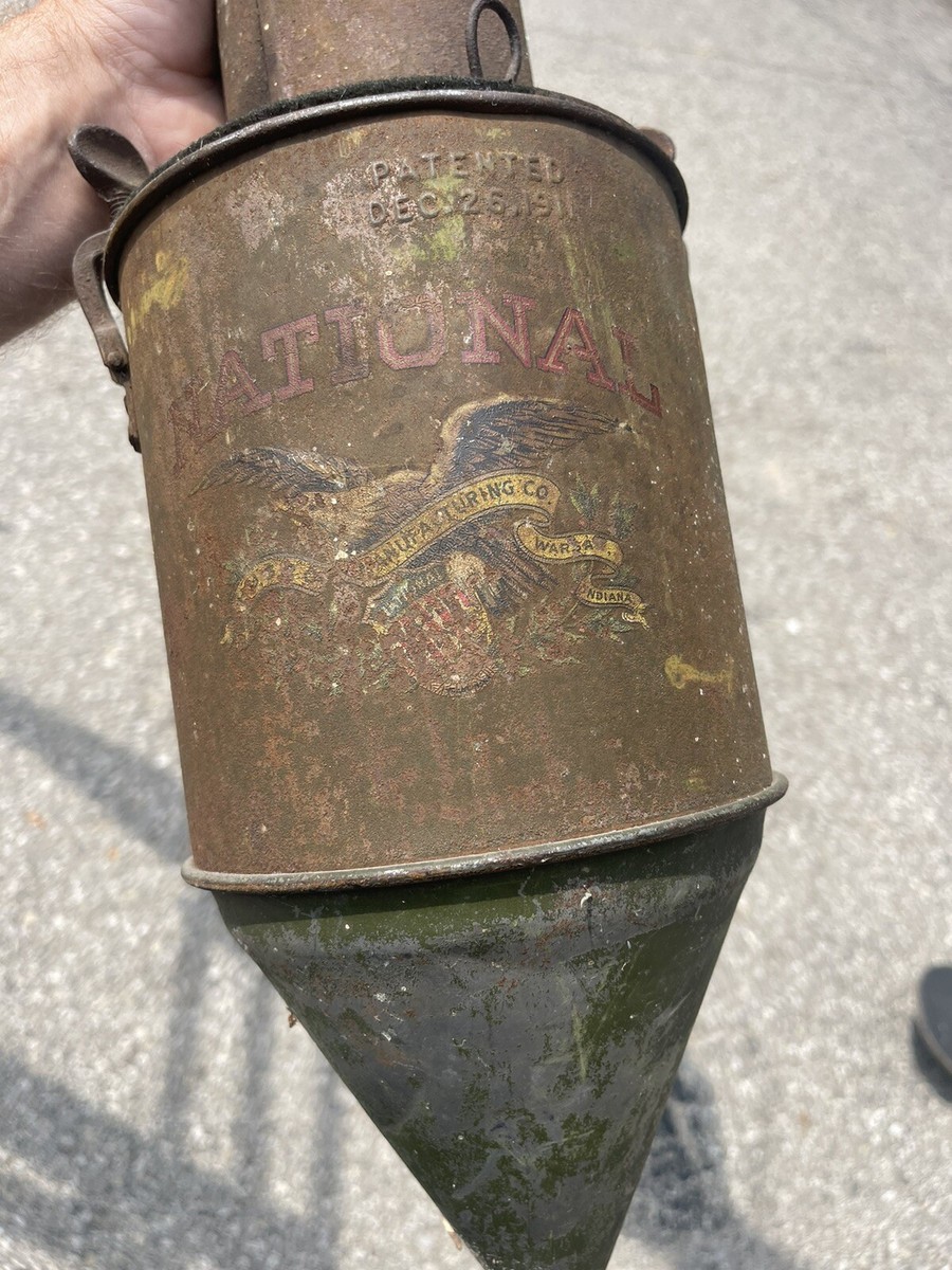 Antique National Hand Pump Vacuum Cleaner, 1911; Working Old Eagle