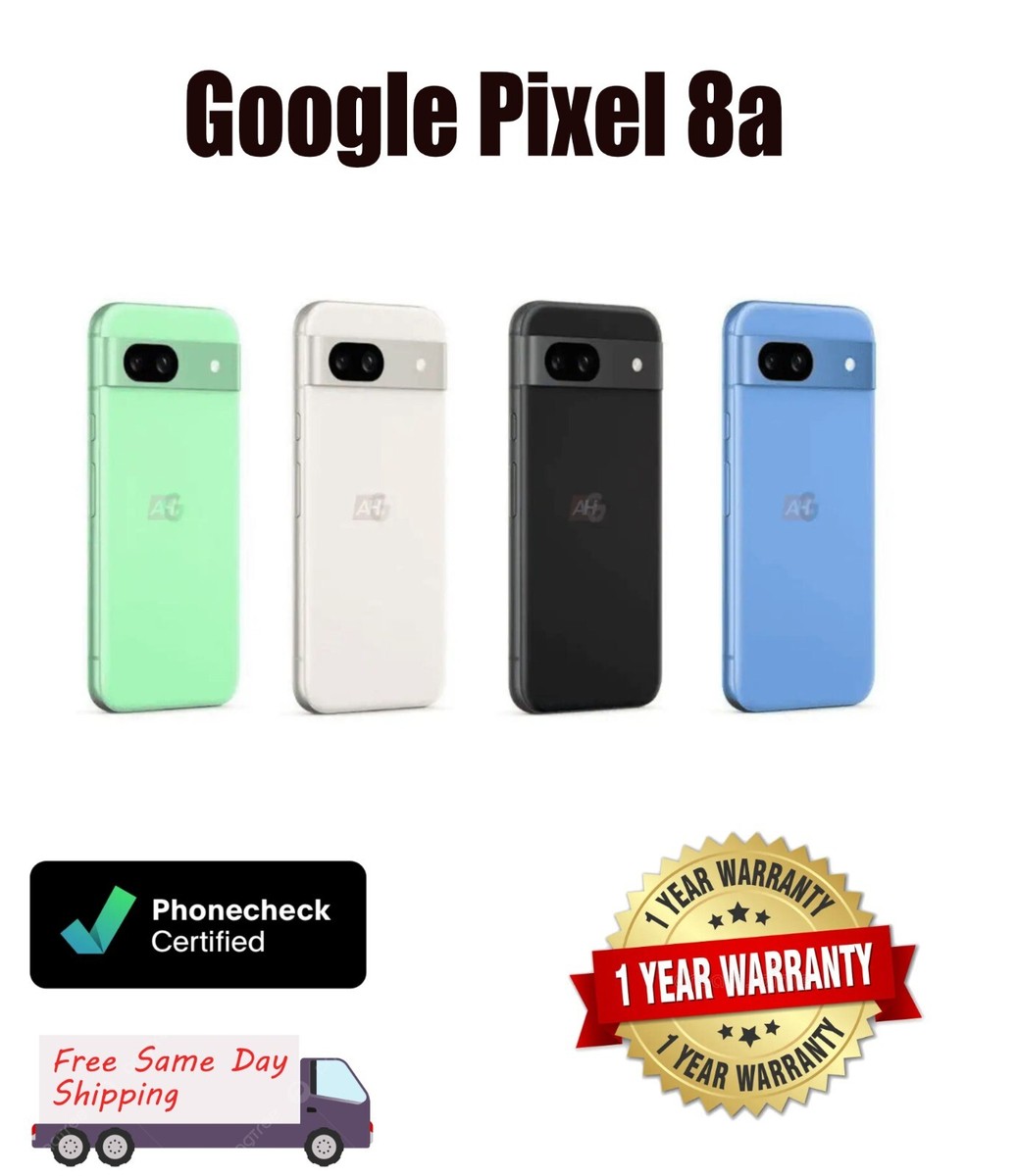 Google Pixel 8a Nona-core (1x3.0 GHz Cortex-X3 & 4x2.45 GHz Cortex