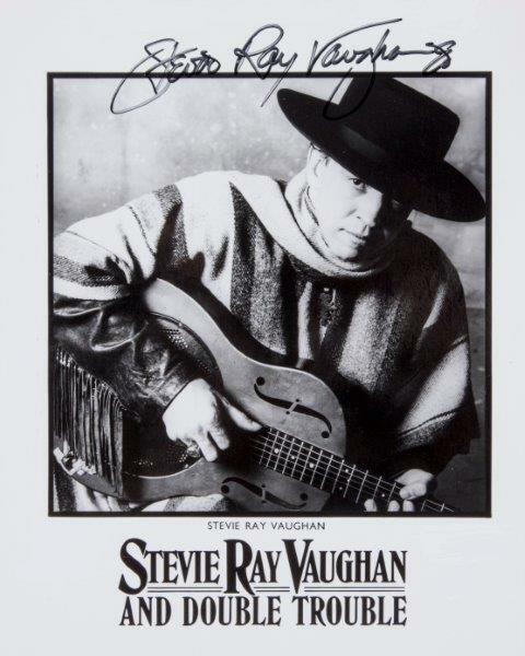 STEVIE RAY VAUGHAN /スティービーレイヴォーン サイン 鑑定証 STEVIE