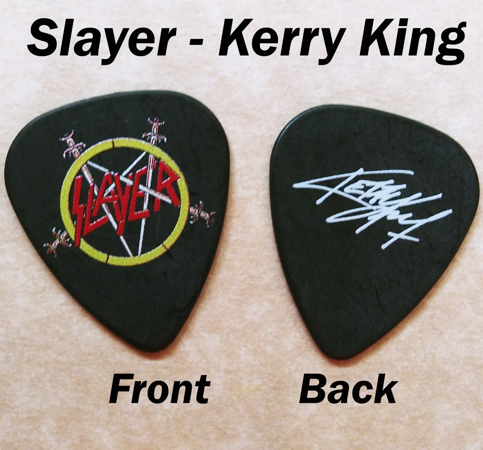 スレイヤー SLAYER Kerry King ESP ギターピック 【公式通販】