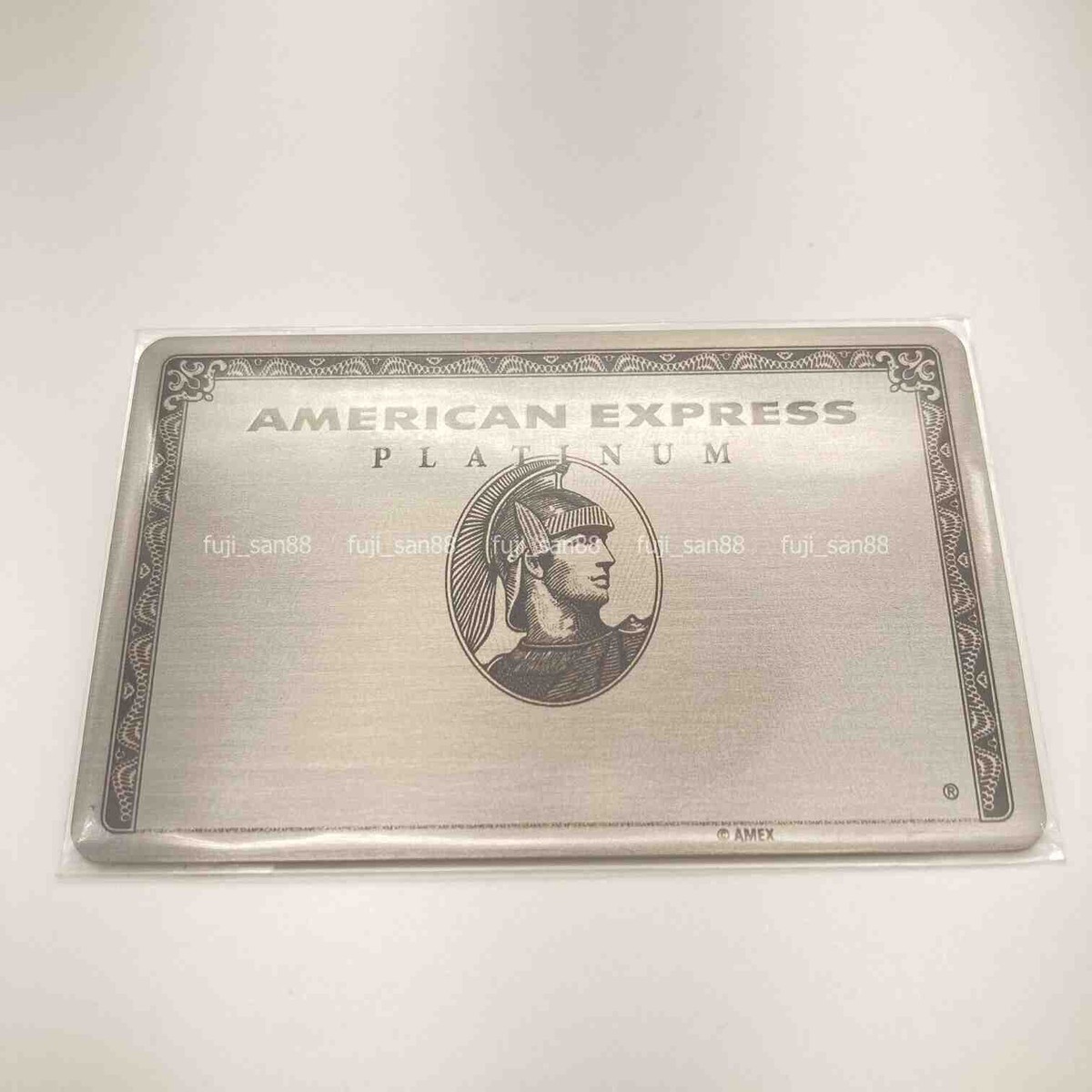 American Express AMEX Platinum card Metal card type mirror 1 sheet