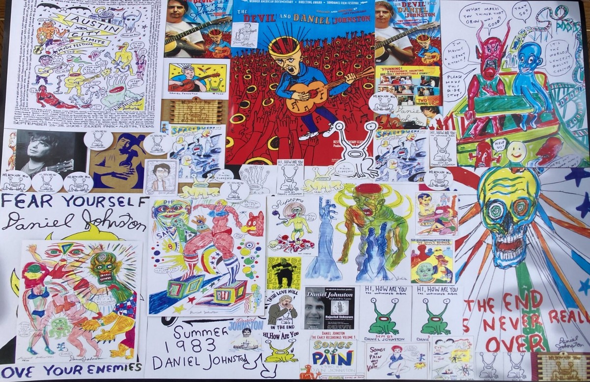 ダニエル・ジョンストン サイン入りアート Daniel Johnston Art | eBay