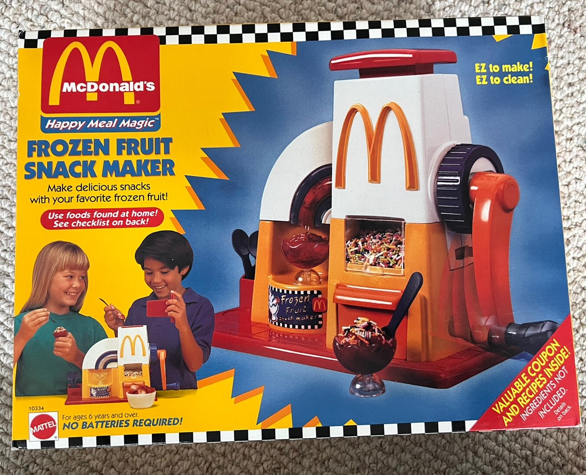 McDonalds Happy Meal Magic Frozen Fruit Snack Maker 1993 New