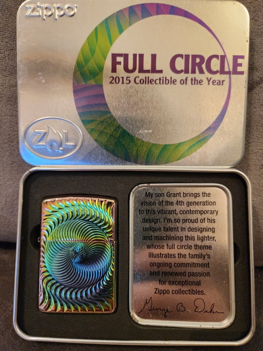 Zippo FULL CIRCLE 2015年コレクタブル Zippo Full Circle 2015 | eBay UK