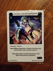 Lorraine, Wandering Warrior プロモFOIL Lorraine, Wandering Warrior