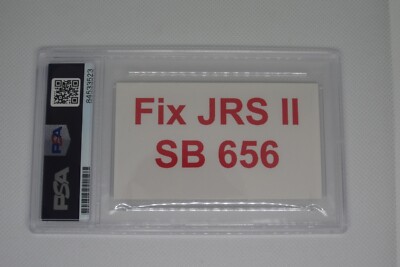 Judge Lance Ito OJ Simpson trial signed autographed psa slabbed