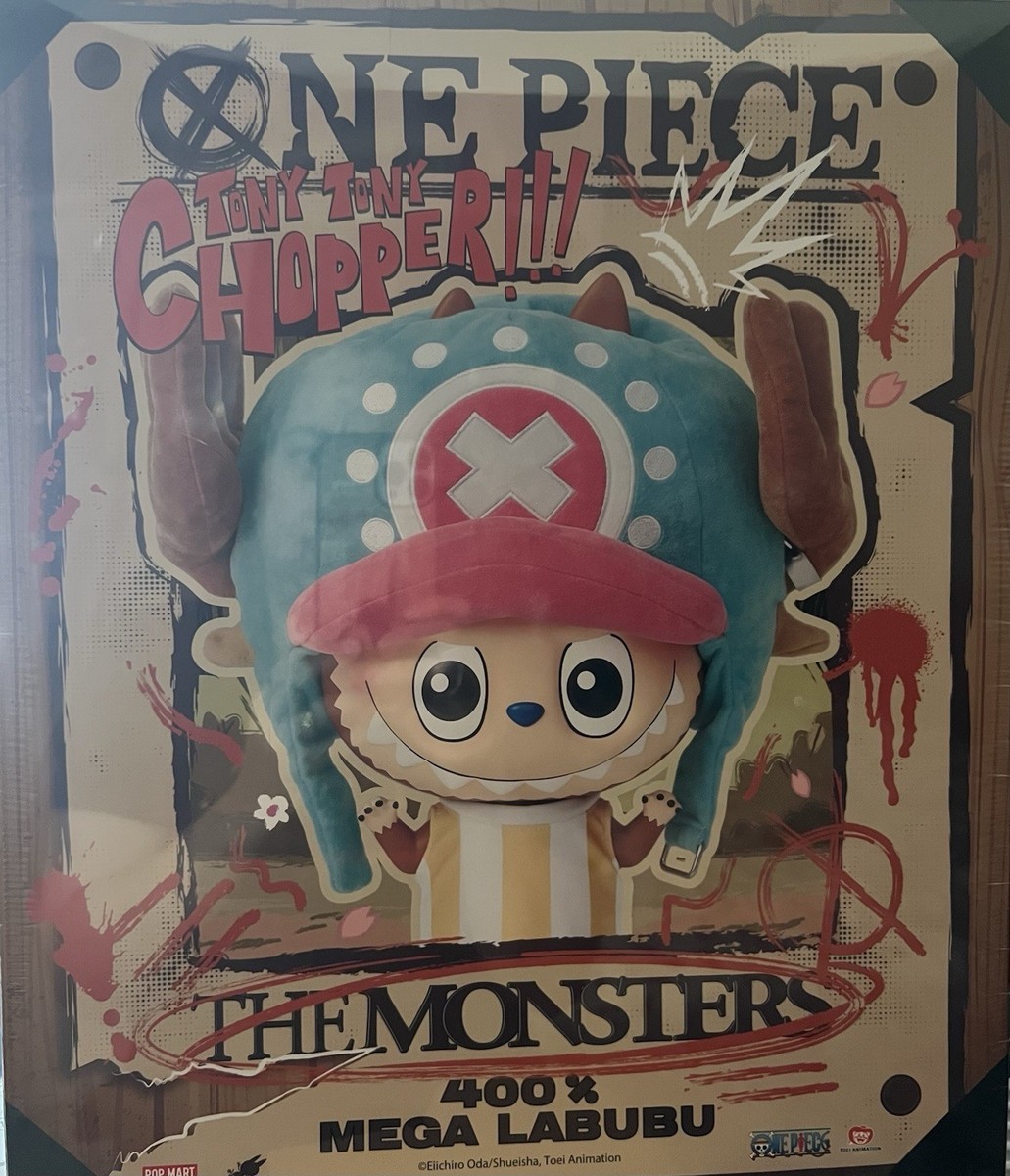 POPMART MEGA LABUBU 400% Tony Tony Chopper Limited Edition