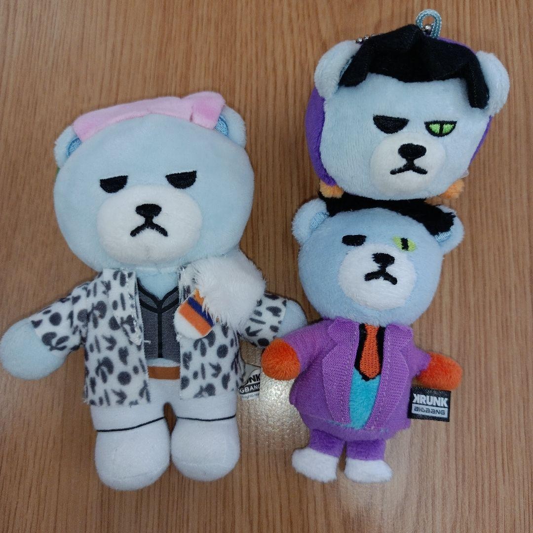 26点 BIGBANG KRUNK ぬいぐるみセット TOP タプ まとめ売り BIGBANG