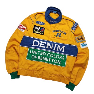 Vintage Sparco x Benetton Formula1 x Ford Racing Team Jacket | eBay