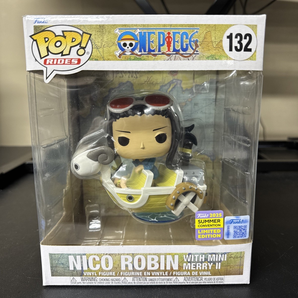 Funko Pop! Rides Deluxe: One Piece - Nico Robin with Mini Merry II