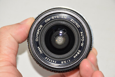Olympus OM System ZUIKO Auto-W 28mm f/2.8 MF Lens - Scratches on