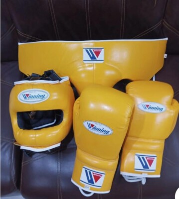 Winning ボクシングサポーター Mサイズ イエロー Winning ボクシング