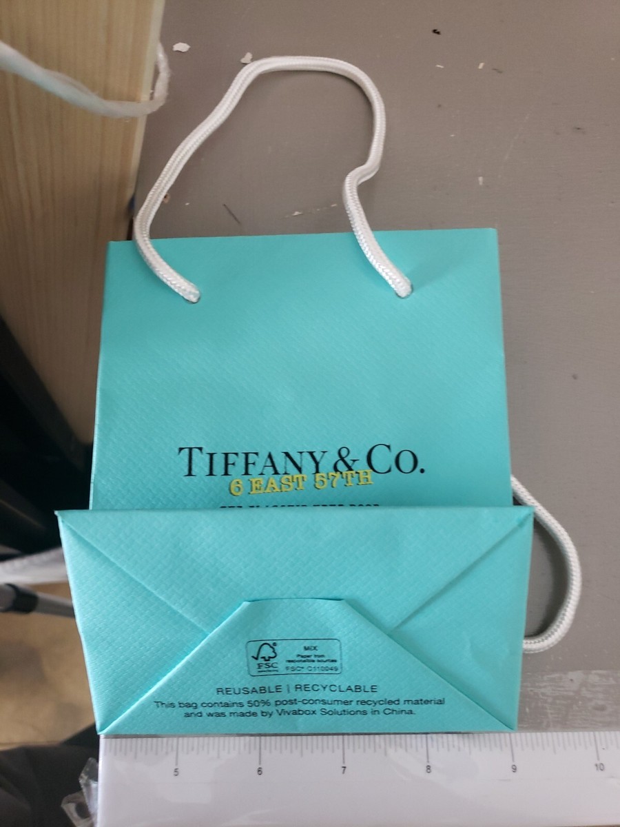 TIFFANY & CO. shopping bag Authentic 6 East 57th | eBay
