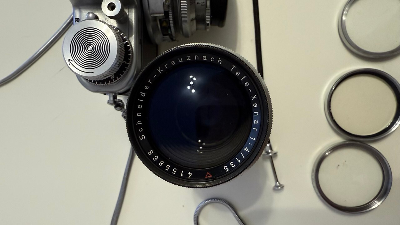 W. Voss Diax 1a Schneider-Kreuznach Xenar 2.8/45mm und 1:4/135mm