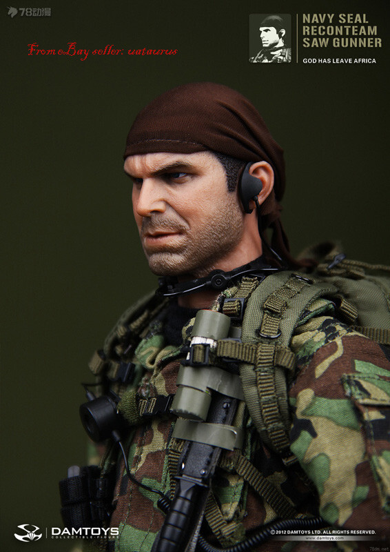 Perfect Damtoys 93012 Navy Seal Reconteam Saw Gunner In Stock New