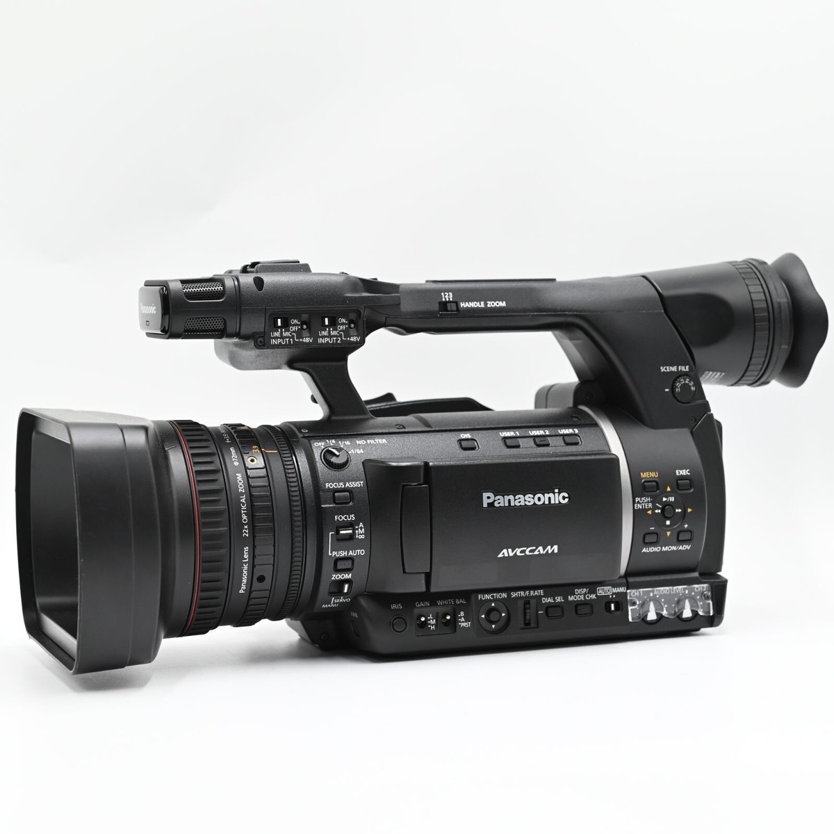 Panasonic AG-AC160A AVCCAM Camcorder HDMI Black Good | eBay