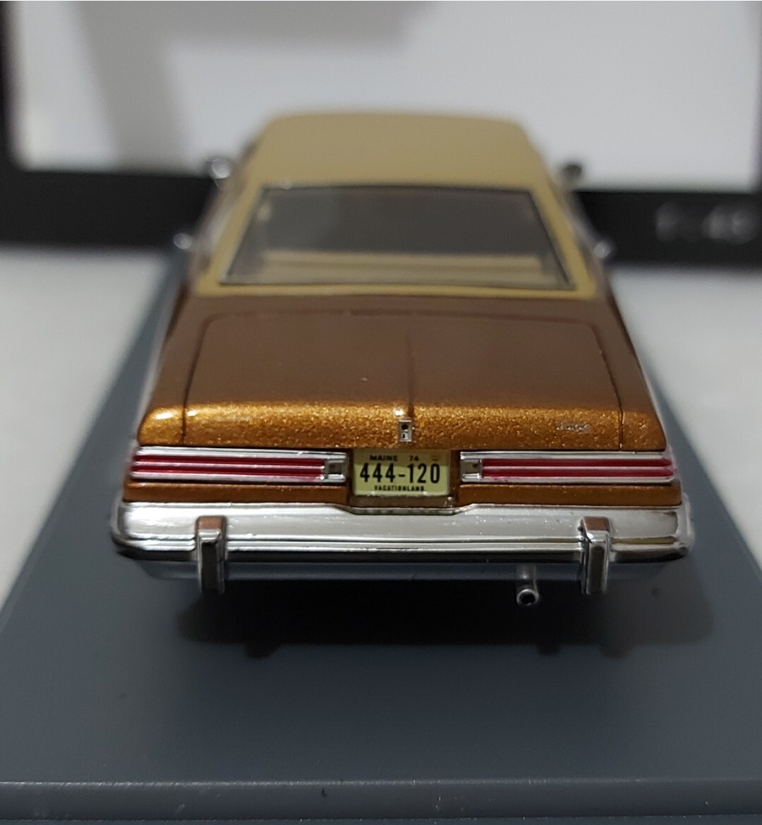 Buick LeSabre HT Coupe 1974 Brown Met Beige 1:43 Neo NEO44120 RARE