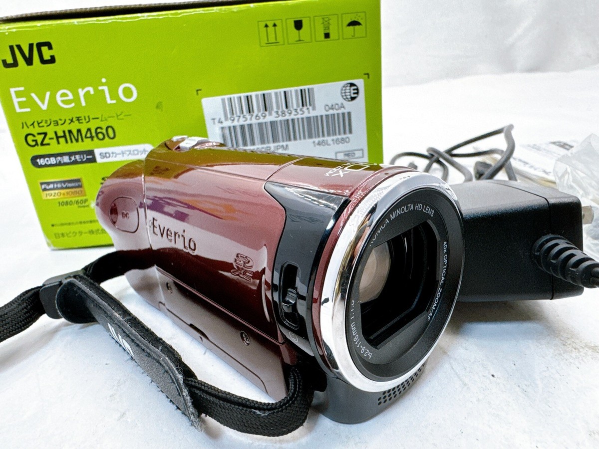 JVC Victor Everio GZ-HM460-R レッド 動作OK 1週間保証 /1132 JVC