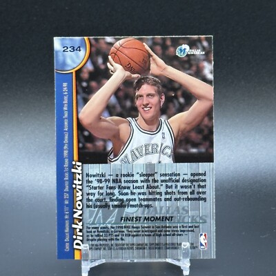 NBA Finest Refractor Dirk Nowitzki RC 2022 crown Royale test of