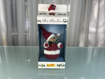 STEIFF Christmas Roly Poly Santa 2003 ぬいぐるみ STEIFF Christmas