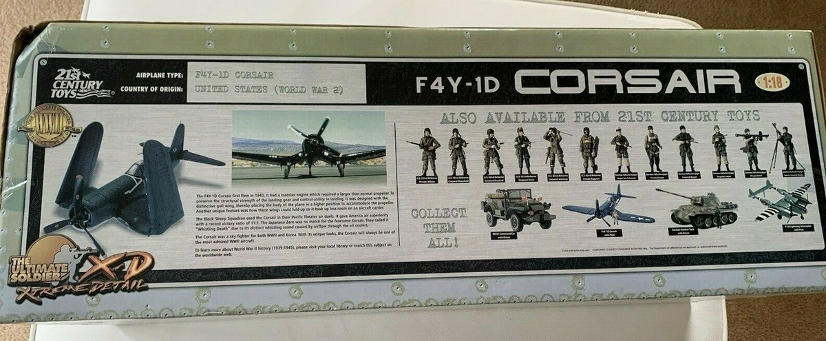 The Ultimate Soldier 21st Century Toys 1:18 F4Y-1D Corsair RAF