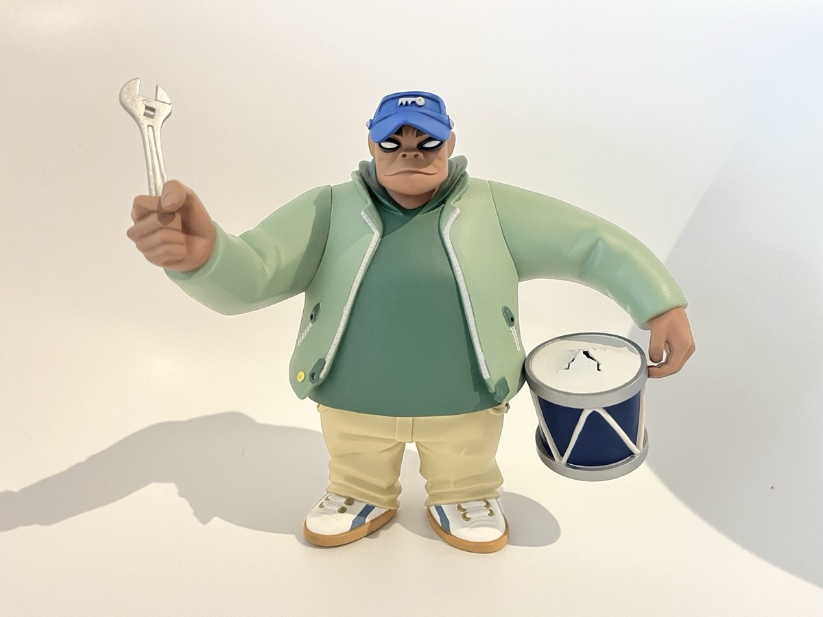 mT912c [難あり] kidrobot GORILLAZ ゴリラズ フィギュア CMYK Edition